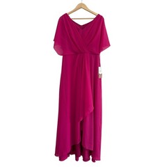 NWT Stacees Fuschia Pink Maxi Dress Womens Size 10 Formal Event
