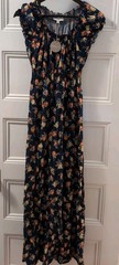 Apricot Women Vintage Rose Milkmaid Maxi Dress Size 6 NWT Empire Waist