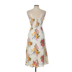 Reformation Juliette Midi Dress 8 10 12 Ivory Floral Wedding Guest Cottagecore