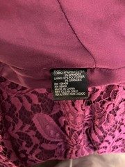 Katherine Kelly Raspberry Lace Spaghetti Strap Dress & Matching Top 10 NWTS!