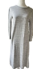 Small Long Sleeve Lightweight Gray Sweater Dress By Forever 21