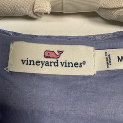 Vineyard Vines Embroidered Flutter Sleeve Linen Pull On Dress SZ Medium Coastal