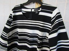 NWT Love Ryan Stripe Shift Cotton/Polyester Dress Size Large