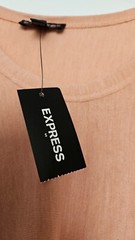 Express Hi-Low Dress, Medium, Coral Peach Beachy Light Knit NWT NB069