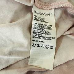 Zimmermann Wavelength Frill Midi Dress Size 0/AU 8/US 4 Silk Raspberry Ikat Belt