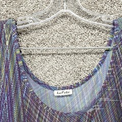 Lafete Women&rsquo;s Sundress 100% Polyester Purple Measured