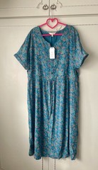 💝 Seasalt  » TRUE NOTE  » Short Sleeve Dress Size 20 NEW