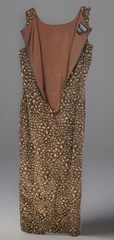 Patrick Collection Women Sleeveless 100% Silk Maxi Dress Brown Side Slit Lined 8