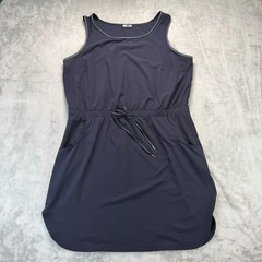 T by Talbots Lightweight Stretch Woven Dress Womens Size XL Blue