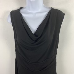 Ann Taylor Dress sz 8 Black Quiet Luxury City Chic Night Out Modern Classic NEW