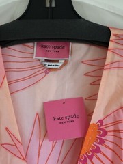 Kate Spade Falling Flowers Wrap Dress Size 10 Cotton MSRP $378
