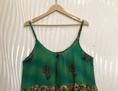 Silk Patchwork, summer Boho dresses woman clothing , short beach wear PWD1009