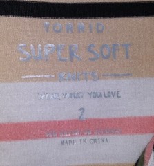 Torrid Dress Size 2 Multicolored Knee Length City Art To Wear Modern Classic H12