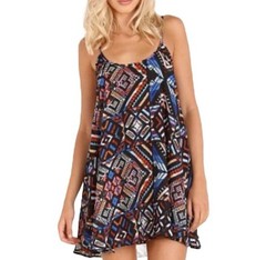 Show Me Your Mumu Bella Guatemala Trapeze Dress Small S Womens Geometric Mini