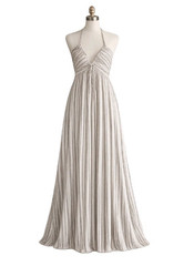 Cupshe Women&rsquo;s Halter Neck Boho Beach Dress Cream Black Striped NWT Flowy Size M