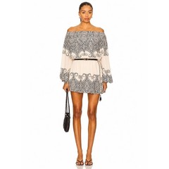 HEMANT & NANDITA Off-Shoulder Printed Mini Dress NWT Small