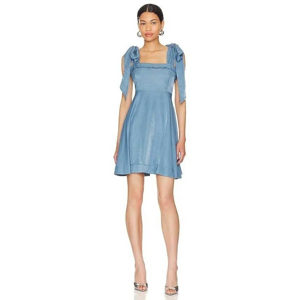 BCBGeneration Tie Strap Skater Dress