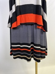 PJK Patterson J Kincaid Womens Striped Multi-Color Sleeveless Dress Sz S Preppy