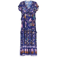 Spell and The Gypsy Collective Wild Bloom Gown Navy Size Small