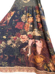 Market of Stars Boheme Messenger Joan of Arc Maxi Slip Dress S/M Junk Gypsy