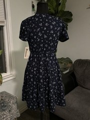 No Boundaries Juniors Size Small Cutout Black Floral Babydoll Dress New With Tag