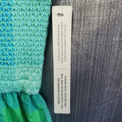 Plenty Tracy Reese Anthropologie Blue Green Checkered Smocked Dress XL NWT