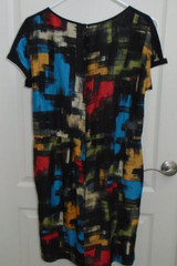Cynthia Steffe Cold Shoulder Dress With Bowtie Women&rsquo;s SZ 4 Small Linen Silk