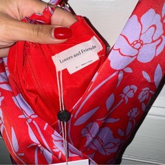 NWT Lovers and Friends Kamala Mini Dress in Red & Purple Floral Size XS