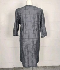 Dress To Kill Lagenlook Gray Midi Dress One Size