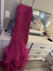 Formal Mermaid Sequin Dress Slight Stretch Size Medium