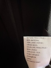 CHLOE DOUBLE FACE WOOL CREPE MINI DRESS FR34
