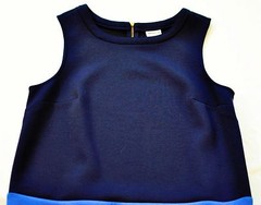 women&rsquo;s MERONA colorblock dress size small sleeveless shades of blue brand new