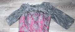 Plus Size Dress Adult Formal Red and Silver Size Unlisted Women’s