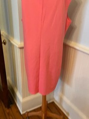 Nine West Women&rsquo;s Scoopneck Cap-Sleeve Sheath Dress Coral XXL NWT$50