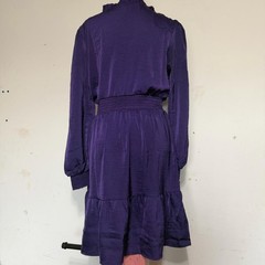 Lucky Brand Deep Purple Long Sleeve Dress