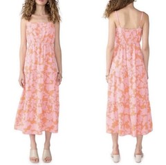 Sanctuary Social NWT Standard Resortwear Tropical Floral Smocked Dress XL