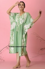 Women Kaftan Casual Maxi Dress Kimono Sleeve Evening Gown Beachwear Sundress