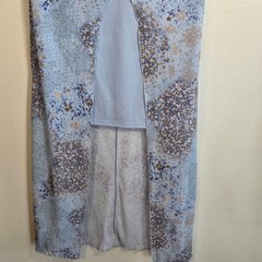 M – Rocket Candy Blue Mesh Overlay Slip Dress (90s/Y2K Vintage)