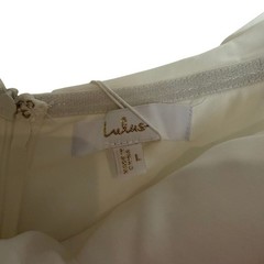 Lulus Extraordinary Vow White Off-the-Shoulder Maxi Dress Women&rsquo;s Size Large NWT