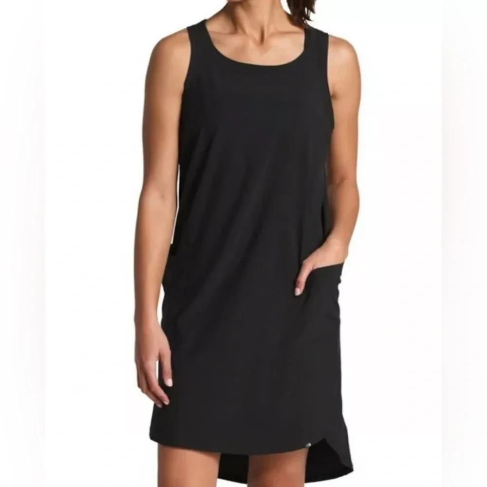 THE NORTH FACE Dawn Break FlashDry Black Relaxed Fit Active Shift Tank Dress L