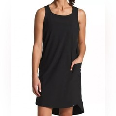 THE NORTH FACE Dawn Break FlashDry Black Relaxed Fit Active Shift Tank Dress L
