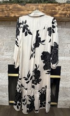 Umgee Satin Floral Dress