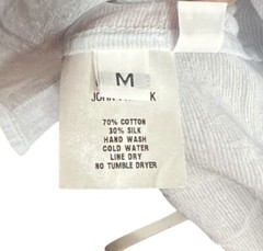 Organic John Patrick Button Up Cotton Silk t-shirt dress Tunic size Medium