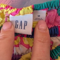 GAP Smocked Top Maxi Dress M Multi Floral Cotton Cottage Boho Chic Retro Beachy