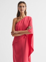Reiss Womens CORAL JORDYN OFF-SHOULDER CAPE MAXI DRESS UK Size 6-14