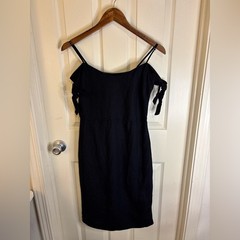 Abercrombie & Fitch Off Shoulder Mini Dress little black dress spring summer