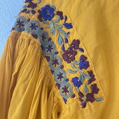 Jean Paul Gaultier Soleil Vintage Embroidered Cover Up Dress Women Size XS Italy