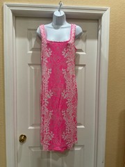 NWT Lilly Pulitzer Shadow Dancer Roxie Pink Sleeveless Dress Size M