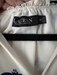 Lauren Ralph Lauren Women’s Ivory Blue Butterfly Chiffon Midi Dress 10P