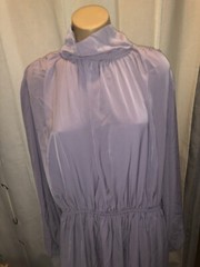 Prologue Women&rsquo;s Lilac Dress Large High Neck L/S Long Light Drape Fabric NWT